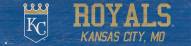 Kansas City Royals 6" x 24" Team Name Sign