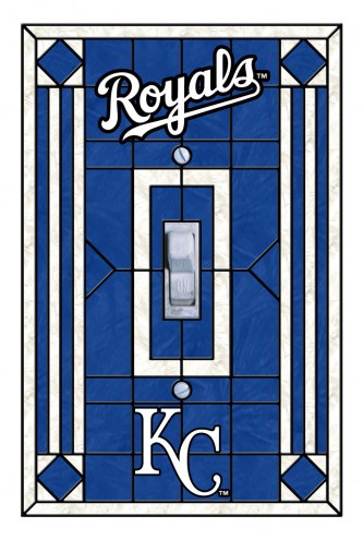 Kansas City Royals Glass Single Light Switch Plate Cover