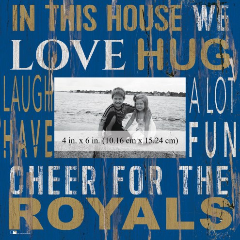 Kansas City Royals In This House 10&quot; x 10&quot; Picture Frame