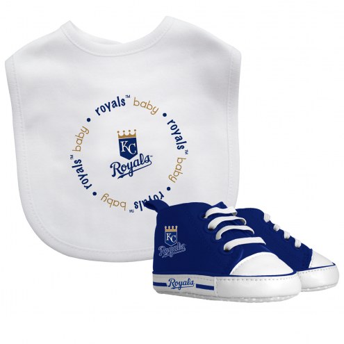 Kansas City Royals Infant Bib & Shoes Gift Set