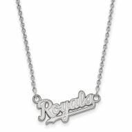 Kansas City Royals Sterling Silver Small Pendant Necklace