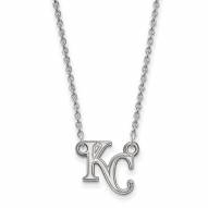 Kansas City Royals Sterling Silver Small Pendant Necklace
