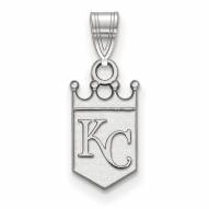 Kansas City Royals Sterling Silver Small Pendant