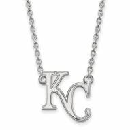 Kansas City Royals Sterling Silver Large Pendant Necklace