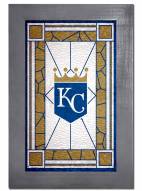 Kansas City Royals Stained Glass with Frame