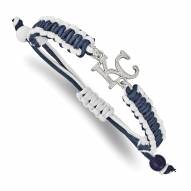 Kansas City Royals Stainless Steel Adjustable Cord Bracelet