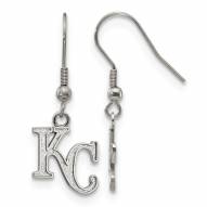 Kansas City Royals Stainless Steel Dangle Earrings