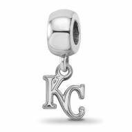 Kansas City Royals Sterling Silver Extra Small Bead Charm
