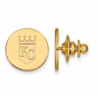 Kansas City Royals Sterling Silver Gold Plated Lapel Pin
