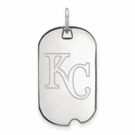 Kansas City Royals Sterling Silver Small Dog Tag