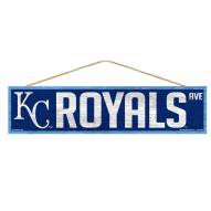 Kansas City Royals Wood Avenue Sign