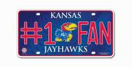 Kansas Jayhawks #1 Fan License Plate