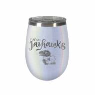Kansas Jayhawks 10 oz. Opal Blush Wine Tumbler