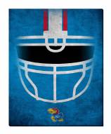 Kansas Jayhawks 16" x 20" Ghost Helmet Canvas Print