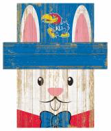 Kansas Jayhawks 19" x 16" Easter Bunny Head