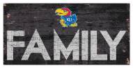 Kansas Jayhawks 6" x 12" Family Sign