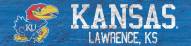 Kansas Jayhawks 6" x 24" Team Name Sign