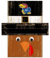 Kansas Jayhawks 6" x 5" Turkey Head
