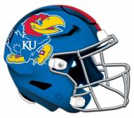 Kansas Jayhawks Authentic Helmet Cutout Sign