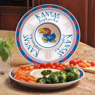 Kansas Jayhawks Ceramic Chip and Dip Serving Dish