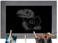 Kansas Jayhawks Chalkboard with Frame