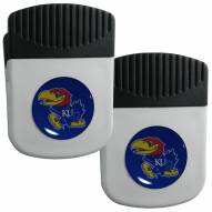 Kansas Jayhawks Clip Magnet with Bottle Opener - 2 Pack