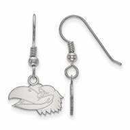 Kansas Jayhawks Sterling Silver Extra Small Dangle Earrings