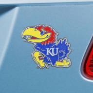 Kansas Jayhawks Color Car Emblem