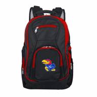 NCAA Kansas Jayhawks Colored Trim Premium Laptop Backpack