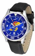 Kansas Jayhawks Competitor AnoChrome Men's Watch - Color Bezel