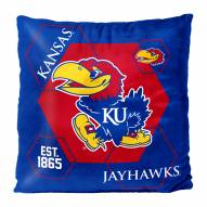 Kansas Jayhawks Connector Double Sided Velvet Pillow