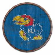 Kansas Jayhawks Cracked Color 16" Barrel Top