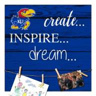 Kansas Jayhawks Create, Inspire, Dream Sign
