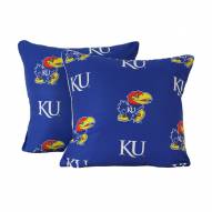 Kansas Jayhawks Decorative Pillow Set