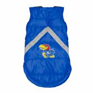 Kansas Jayhawks Dog Puffer Vest