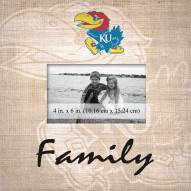 Kansas Jayhawks Family Picture Frame