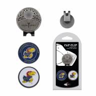 Kansas Jayhawks Hat Clip & Marker Set