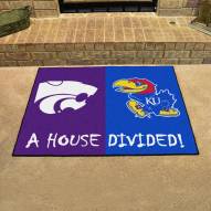 Kansas Jayhawks/Kansas State Wildcats House Divided Mat