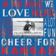 Kansas Jayhawks In This House 10" x 10" Picture Frame
