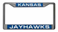 Kansas Jayhawks Laser Cut License Plate Frame