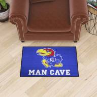 Kansas Jayhawks Man Cave Starter Mat