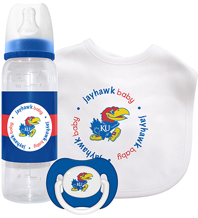 Kansas Jayhawks Baby Gift Set