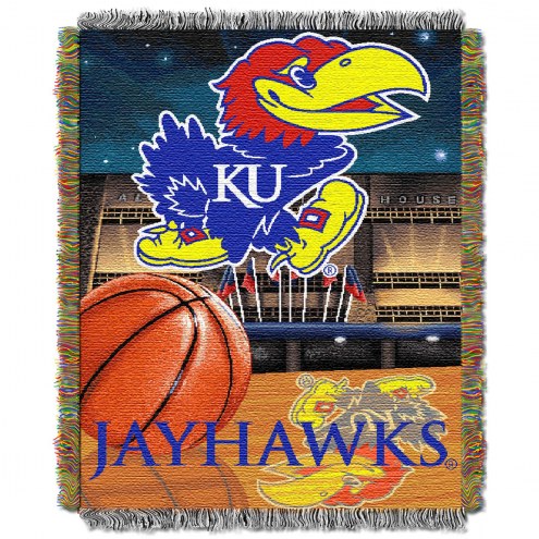 Kansas Jayhawks NCAA Woven Tapestry Throw / Blanket