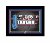 Kansas Jayhawks Neon Tavern 12" x 16" Framed Wall Art