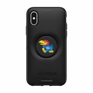 Kansas Jayhawks OtterBox Symmetry PopSocket iPhone Case