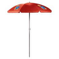 Kansas Jayhawks Red Beach Umbrella
