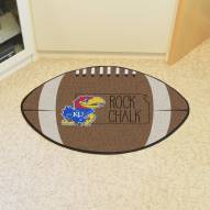 Kansas Jayhawks Southern Style Football Floor Mat
