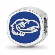 Kansas Jayhawks Sterling Silver Logo Bead