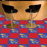 Kansas Jayhawks Team Carpet Tiles