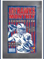 Kansas Jayhawks Team Monthly 11" x 19" Framed Sign